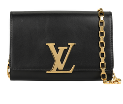 Louise Chain GM, Leather, Black, DB/B, TR4103, DB/B, 2*